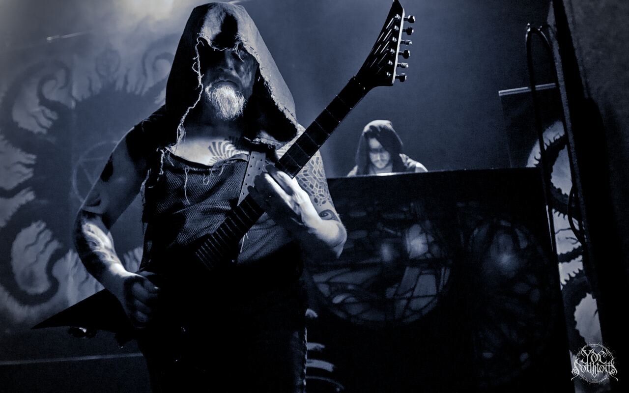 On stage, the Esoteric Order of Dagon